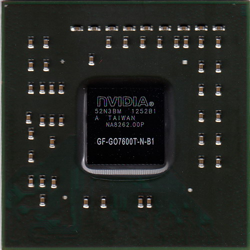 nVidia GF-GO7600T-N-B1 (GeForce Go 7600) Wymiana na nowy, naprawa, lutowanie BGA